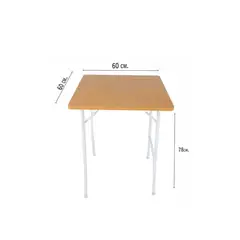 ATAHUALPA - MESA plegable 60x60cm - Haya