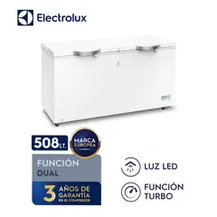 ELECTROLUX - Congelador Horizontal 508L Frost Blanco EFC50W2HTW