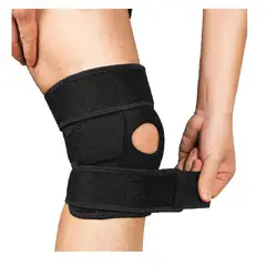 GENERICO - Rodillera abierta deportiva ajustable con varillas