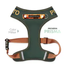 PERRITO PITUCO - PECHERA PRISMA MILITAR TALLA XS
