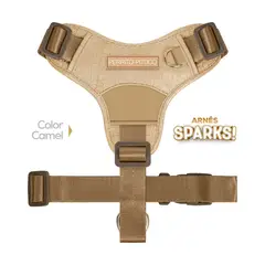PERRITO PITUCO - ARNÉS SPARKS CAMEL TALLA M