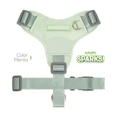 PERRITO PITUCO - ARNÉS SPARKS MENTA TALLA L