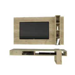 MOVENDA - Centro de Entretenimiento 65″ Gravatai Mesa de TV y Panel Duna