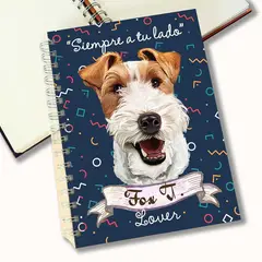 QALA DISEÑO - Cuaderno A5 - - Perro Fox Terrier