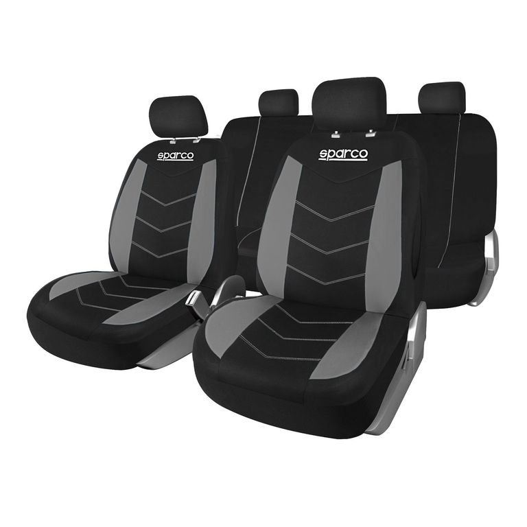 SET DE FUNDAS CUBRE ASIENTOS SPARCO SPS431GRCB NEGRO-GRIS