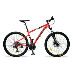 JAFI - Bicicleta de montaña Raleigh Talus Aro 27.5 Rojo