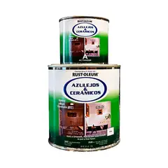 RUST OLEUM - PINTURA PARA MAYÓLICAS AZULEJOS Y CERÁMICOS BLANCO KIT 1180 ML