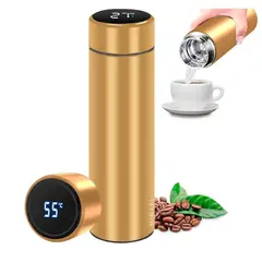 IMPORTADO MC - Termo Digital Tomatodo Inteligente Medidor de Temperatura Táctil 500ml