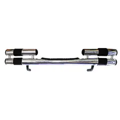 GENERICO - PARACHOQUE DEFENSA SOPORTE POSTERIOR ACERO AUTO CAMIONETA