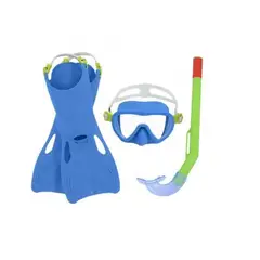 BESTWAY - Set de buceo infantil completo, snorkel 3 años+ (24-27)