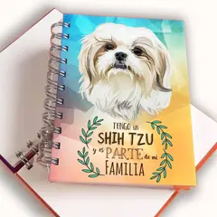 QALA DISEÑO - Libreta A6 - - Perro Shih Tzu 2