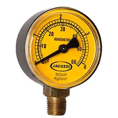 JACUZZI - Manómetro de 0-60 PSI para piscina