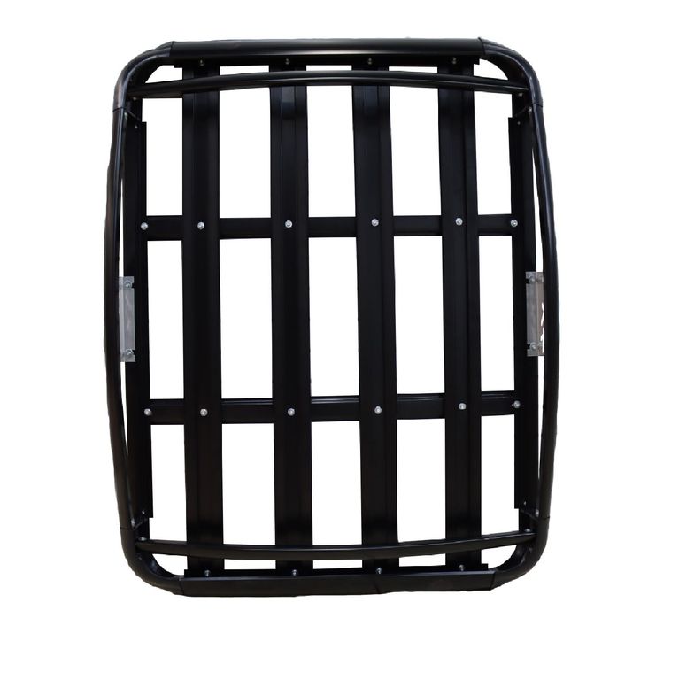 PARRILLA 4X4 140CM PLANA ALUMINIO NEGRO PORTAEQUIPAJE BARRA