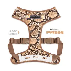 PERRITO PITUCO - PECHERA PYTHON CAMEL TALLA L