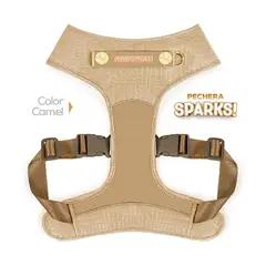 PERRITO PITUCO - PECHERA SPARKS CAMEL TALLA S PLUS