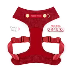 PERRITO PITUCO - PECHERA SPARKS ROJA TALLA M
