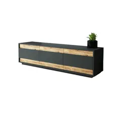 STARHOME - CENTRO DE ENTRETENIMIENTO SOUTHERN ROBLE Y NEGRO 65"