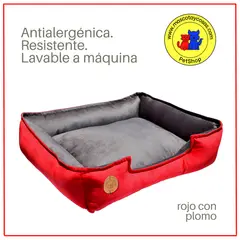 GENERICO - CAMA PARA PERROS 90X75CM TALLA XXL ANTIALÉRGICA Y LAVABLE