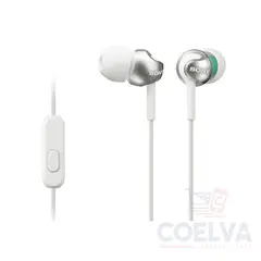 SONY - MDR-EX110AP High-Quality Sound With Microphone - Blanco