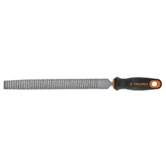 Truper - Lima Escofina Media Caña Bastarda Con Mango 8" Truper 15321 - Negro