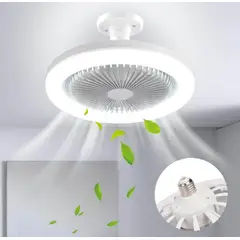 GENERICO - Foco Ventilador LED Ahorrador de 30W Control de Comedor Dormitorio