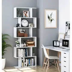 VENTITAS HOME - Librero Multifuncional Slovakia 191cm Blanco