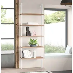 VENTITAS HOME - Librero Estante Industrial San Rosko Ventitas Home Blanco y Duna
