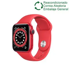 APPLE - Watch series 6 A2294(44mm,GPS)-Rojo reacondicionado SemiNuevo