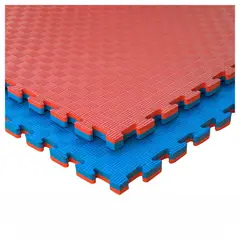 RUNNING SPORT PERU - Piso Tatame Gym Armable Unidad 1M2 Azul / Rojo