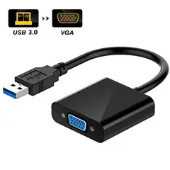 GENERICO - Convertidor adaptador usb 3.0 a vga full hd 1080p