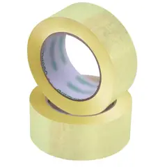 GENERICO - Cinta de embalaje Transparente 200 Yardas - Pack 6