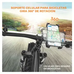 OEM - SOPORTE CELULAR DE BICICLETA DISEÑO UNIVERSAL x LIQUIDACION