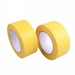 GENERICO - Cinta de embalaje de colores 200 Yardas - Amarillo / Pack 3