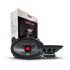 BLACK HAWK - Parlante Medios Pro Ovalado Bala