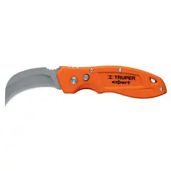 Truper - Cuchillo abatible 7 para alfombras con mango de nylon expert