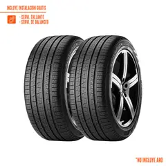 PIRELLI - Pack de 2 Llantas 255/40R19 Scorpion Verde All Season 96H