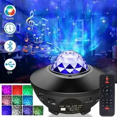 SEISA - Proyector Galaxia Con Parlante Bluetooth Luces LED