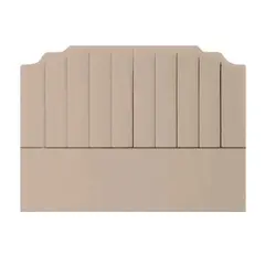 MAVISAC - Cabecera 24KF Plaza y Media Color Beige - Ultracuero