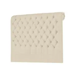 MAVISAC - Cabecera Linen Dos Plazas Color Marfil - Tela