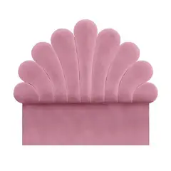 MAVISAC - Cabecera Emily Plaza Queen Color Rosado - Tela