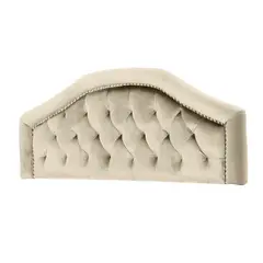 MAVISAC - Cabecera Reina Plaza King Color Marfil - Tela