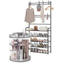 GENERICO - Organizador de Maquilla Zapatera con perchero