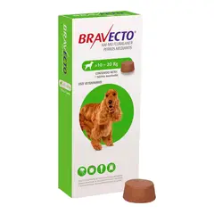 BRAVECTO - Antipulgas para Perros de 10 a 20kg 500mg