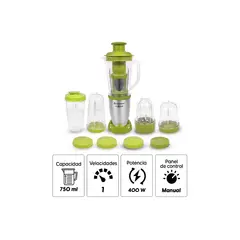 FINEZZA - Licuadora Extractora Mr Magic Verde