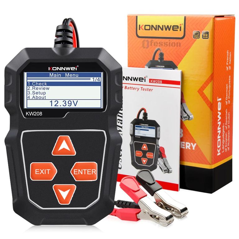 Analizador Bateria Probador Digital Baterias Alternador 12v
