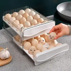 OEM - Organizador De Huevos 2 Niveles 32 Unidades - Porta Huevos