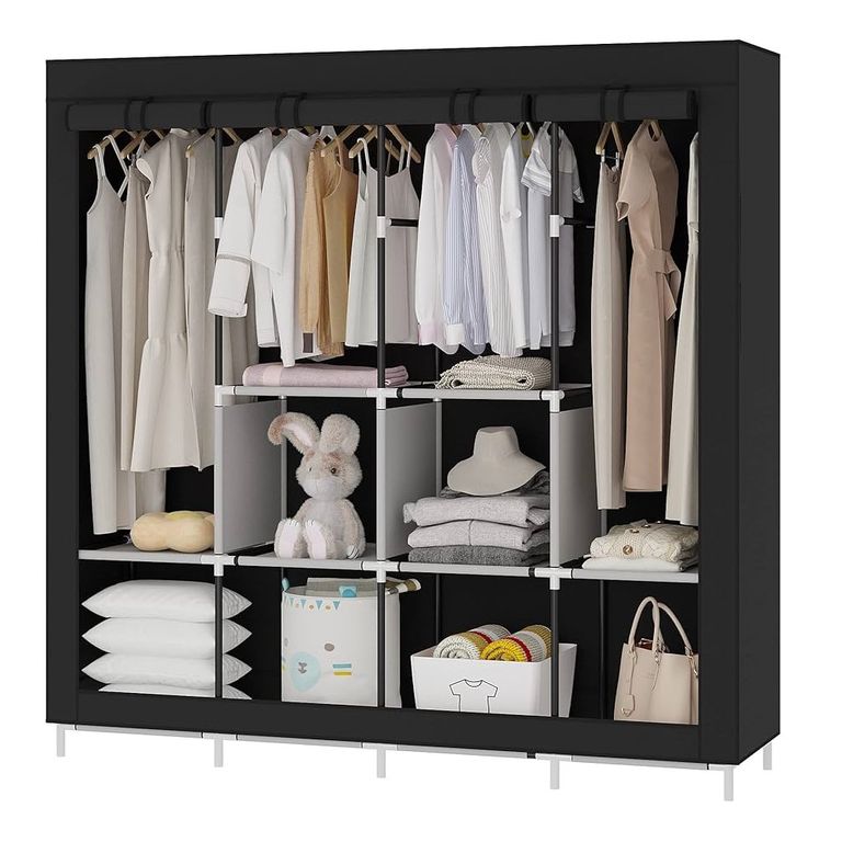 Ropero Organizador Armario Armable 4 Cuerpos 1.70 x 1.70 Aleatorio