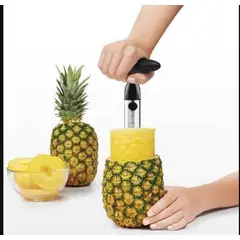 GENERICO - Pelador cortador de piña de acero inoxidable