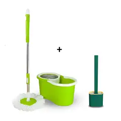 SASARU - Trapeador con Balde Escurridor x Soporte de Escobas