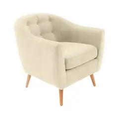 MAVISAC - Butaca Balark Color Marfil-Tela